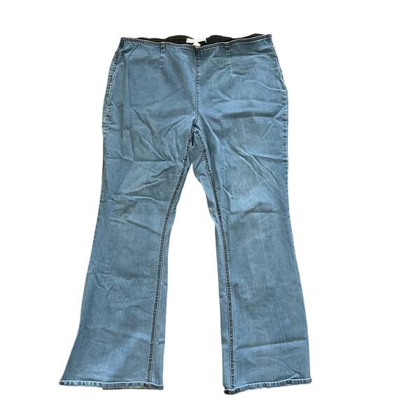 Womens Denim High Rise 20W Bell bottom Jeans - Picture 1 of 8